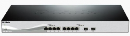 D-link Dxs-1210-10ts 10-port 10 Gigabit Websmart Switch With 8 10gbase-t Ports And 2 Sfp+