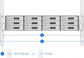 Synology Rail Kit RKS-02 (Sliding) for 1U, 2U and 3U NAS Systems ( Replaces RKS1317 ) RKS-02