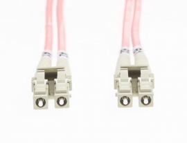 4Cabling 5M Lc-Lc Os1/ Os2 Singlemode Fibre Optic Cable: Salmon Pink (Fl.Os2Lclc5Mp)