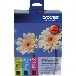 Brother CLR INK 3PACK LC39CL3PK LC-39CL-3PK