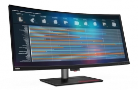 Lenovo THINKVISION P40W-20 39.7IN WUHD CURVATURE(21:9) HT ADJUST TILT SWIVEL LOW BL IN(DP+HDMI+THUNDERBOLT4+LAN) OUT(AUDIO+4X USB3.2+1XUSB C+1XTB4) CABLE(1X TB4 CABLE) 3YR - 62C1GAR6AU