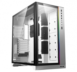 Lian-Li PC-O11DXL-White Full-Tower Case: O11 Dynamic XL ROG Certified, 4x USB3.0 + 1x USB Type-C, 