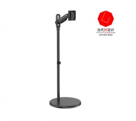 Brateck Mobile Spring assisted Display Floor Stand Fit Most 17"-35" Monitor Up to 10kg per screen VESA 75x75/100x100 FS38-11TW