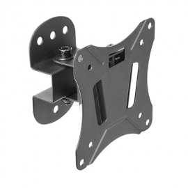 Brateck LCD Economy Pivot Tv Wall Mount Bracket Vesa 75 X75mm/100 X100mm 13"-27" LCD Panel Up To 25kg KMA21-110
