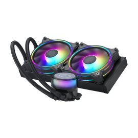 COOLERMASTER MASTERLIQUID ML240 GEN2 RGB CPU COOLER, 2XMF120 FAN, 240MM RADIATOR MLX-D24M-A18P2-R1