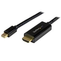 Startech Mini Displayport To Hdmi Converter Cable - 3 Ft (1m) - Mdp To Hdmi Adapter With Built-in