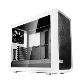 Fractal Design Mid-Tower Case: Meshify S2 Tempered Glass - Blackout3 x Dynamic X2 GP-14 included (2 Front 1 back), 2x USB 3.0, 1x USB Type-C, Tempered Glass Side Panel, Supports: E-ATX*/ATX/mATX/mini-ITX, FD-CA-MESH-S2-BKO-TGL