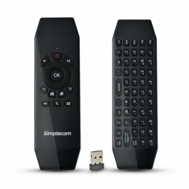 Simplecom RT150 2.4GHz Wireless Remote Air Mouse Keyboard with IR Learning (RT150)