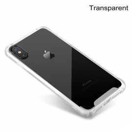 Iphone X Shockproof Slim Soft Bumper Hard Back Case Cover --clear Mobvmxip10clcase