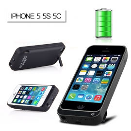 Premium Charger Case For Apple Iphone 5 5s 4200ahm Mobvmxip5cha4200bk