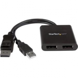 Startech Mst Hub - Displayport To 2x Displayport - Multi Stream Transport Hub - Dp 1.2 To Dp -