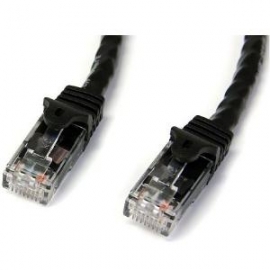 Startech 15m Black Gigabit Snagless Rj45 Utp Cat6 Patch Cable - 15 M Patch Cord - 15m Cat 6 Patch
