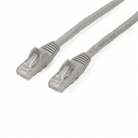 STARTECH 2M CAT6 ETHERNET CABLE GREY 650MHZ 100W SNAGLESS PATCH CORD, LTW N6PATC2MGR
