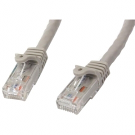 Startech 1 M Gray Cat5e Snagless Rj45 Utp Patch Cable - 1m Patch Cord - Ethernet Patch Cable -