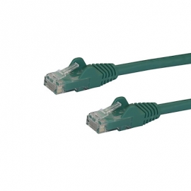 STARTECH.COM CAT6 ETHERNET CABLE 2M GREEN 650MHZ 100W SNAGLESS PATCH CORD LIFETIME WARR N6PATC2MGN