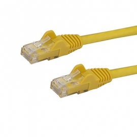 STARTECH.COM CAT6 ETHERNET CABLE 2M YELLOW 650MHZ 100W SNAGLESS PATCH CORD LIFETIME WARR N6PATC2MYL