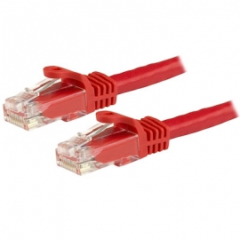 STARTECH.COM 1.5M CAT6 CABLE, RJ45 PATCH CORD, SNAGLESS, 650MHz 100W, RED, LTW N6PATC150CMRD