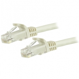 STARTECH.COM 7.5M CAT6 CABLE, RJ45 PATCH CORD, SNAGLESS, 650MHz 100W, WHITE, LTW N6PATC750CMWH