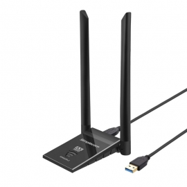 Simplecom NW628v2AX1800 Dual Band WiFi 6 USB Adapter with 2x 5dBi High Gain Antennas