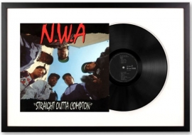 Vinyl Album Art Framed N.W.A. Straight Outta Compton - UM-5346995-FD