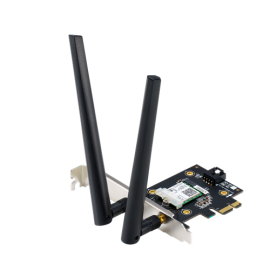 ASUS AX3000 DUAL BAND WIFI 6 WIRELESS AND BLUETOOTH 5.0 PCI-E ADAPTER,3YR WTY (PCE-AX3000)