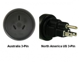 Australia To North America Us 3-pin Power Adapter Plug
