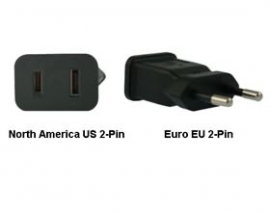 North America Us To Euro Eu Power Adapter Plug