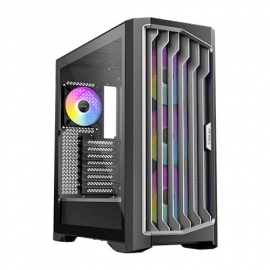 Antec Performance 1 FT ARGB BlackFull-Tower Case: Antec Performance 1 FT ARGB - Black3x 140mm ARGB Fans + 1x 120mm ARGB Fan, 2x USB 3.0, 1x USB Type-C, 1x Headphone/Mic Combo, Temperature Display, Tempered Glass Side Panels, Supports: E-ATX, ATX, mATX, m
