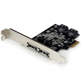 STARTECH.COM 2 PORT PCIE / PCI EXPRESS SATA III 6GBPS ESATA CONTROLLER CARD 2 YR PEXESAT322I
