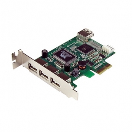 STARTECH.COM 4 PORT USB 2.0 PCIE CARD - LOW PROFILE 2 YR  PEXUSB4DP
