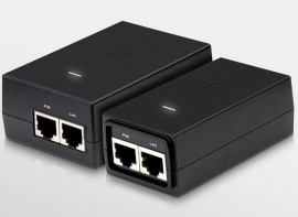 Ubiquiti Poe Injector, 24vdc, 12w, Gbit Gigabit , Esd Protection & Led Poe-24-12w-g