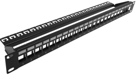 4cabling 1ru 24 Port Ftp Patch Panel - Unloaded