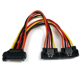 STARTECH.COM 6IN LATCHING SATA POWER Y SPLITTER CABLE ADAPTER - M/F PYO2LSATA