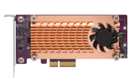 QNAP QM2-4P-384 QUAD M.2 2280 PCIE SSD EXPANSION CARD (QM2-4P-384)