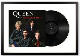Double Vinyl Album Art Framed Queen Greatest Hits -UM-5704841-FD 