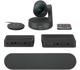 Logitech Rally Ultra Hd Conference System Kit Camera (1) Hub(2) Speaker(2) Mic Pod(2) 960-001274