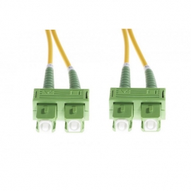 4Cabling 10M Sc/Apc - Sc/Apc Os1/ Os2 Singlemode Fibre Optic Duplex Cable (Fl.Os2Scapcscapc10M)
