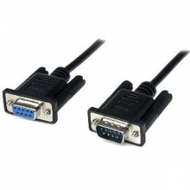 Startech 2m Black Db9 Rs232 Serial Null Modem Cable F/m - Db9 Male To Female - 9 Pin Null Modem