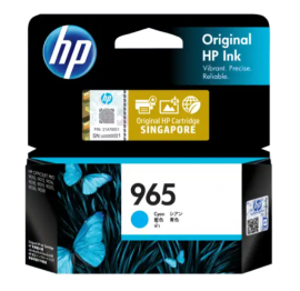 HP 965 Cyan Original Ink Cartridge 3JA77AA