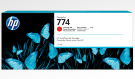 HP 774 775-ML CHROMATIC RED DESIGNJET INK CARTRIDGE - Z6810  P2W02A