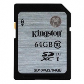 Kingston 64gb Sdhc Class10 Uhs-i 80mb/ S Read Flash Card Far East Retail  Sd10vg2/64gbfr