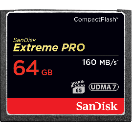 Sandisk Extreme Pro Cf Cfxps 64gb Vpg65 Udma 7 160mb/ S R 150mb/ S W 4x6 Lifetime Limited Sdcfxps-064g-x46