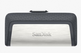 Sandisk Ultra Dual Drive Usb Type C, Sdddc2 128gb, Usb Type C, Blk, Usb3.1/ Type C Reversible,
