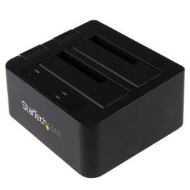 Startech Dock Two 2.5 3.5 Sata Ssd/hdds Over High Performance Usb 3.1 Gen 2 (10 Gbps) With Uasp