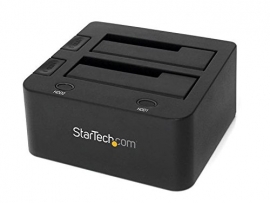 Startech Usb 3.0 Dual Hard Drive Docking Station With Uasp For 2.5 /3.5in Hdd / Ssd A Usb 3.5 Sata