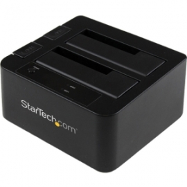 Startech Usb 3.0 / Esata Dual Hard Drive Docking Station With Uasp For 2.5/3.5in Sata Ssd / Hdd