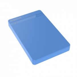 Simplecom 2.5" Sata Enclosure Usb3.0 Toolless Blue Se203-blue