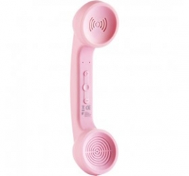 Ds Retro Bluetooth Rechargeable Handset Baby Pink