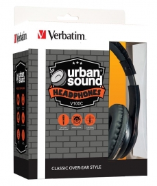 Verbatim Stereo Headphone Classic - Black 65066