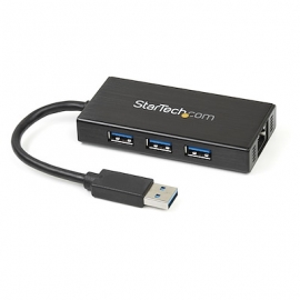 STARTECH.COM 3 PORT USB3.0 HUB, PORTABLE 2YR (ST3300GU3B)